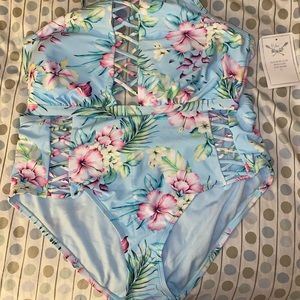 2 piece high waist bikini *Brand new*